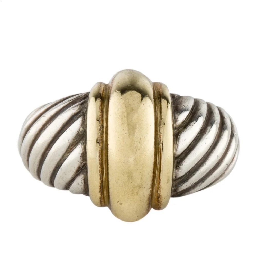 David Yurman Two-Tone Dome Cocktail Ring